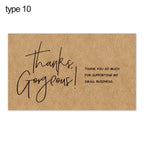 Kraft Paper Thank You Cards for Small Business – 30 Pack Thank You Cards Richie's type 10