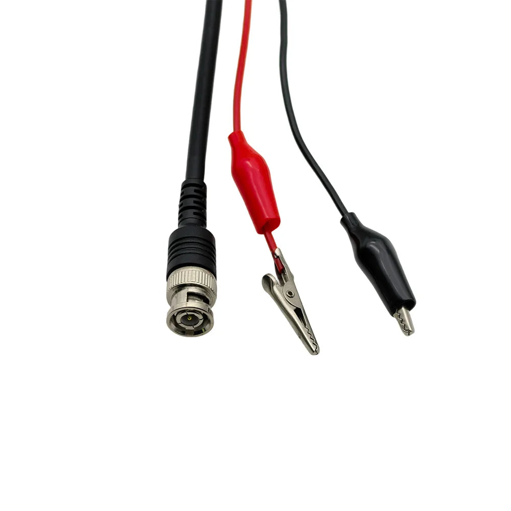 BNC Q9 Male to Alligator Clips Test Lead Cable ~1M Test Lead Cable Richie's