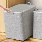 Large Foldable Storage Bag with Lid & Reinforced Handles Foldable Storage Bag Richie's