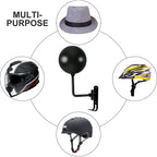 Wall Mount Motorcycle Helmet Holder 180° Dual-Ball Rack 2PCS Helmet Wall Rack Richie's