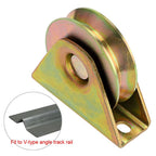 3" V-Groove Sliding Gate Wheel Heavy Duty Rigid Caster – V Track Gate Wheel Caster Richie's