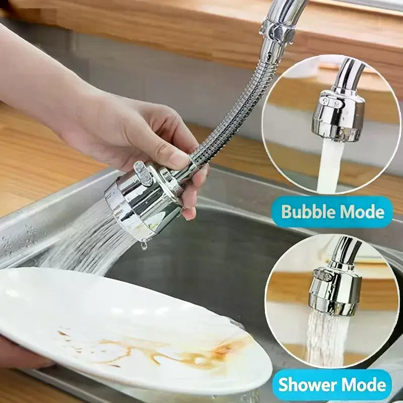 360° Rotating Faucet Adapter – 2/3 Mode Water Saver Faucet Filter Adapter Richie's