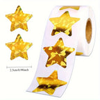 Laser Star Sticker Roll – Holographic Self-Adhesive Gift Labels Decorative Sticker Roll Richie's