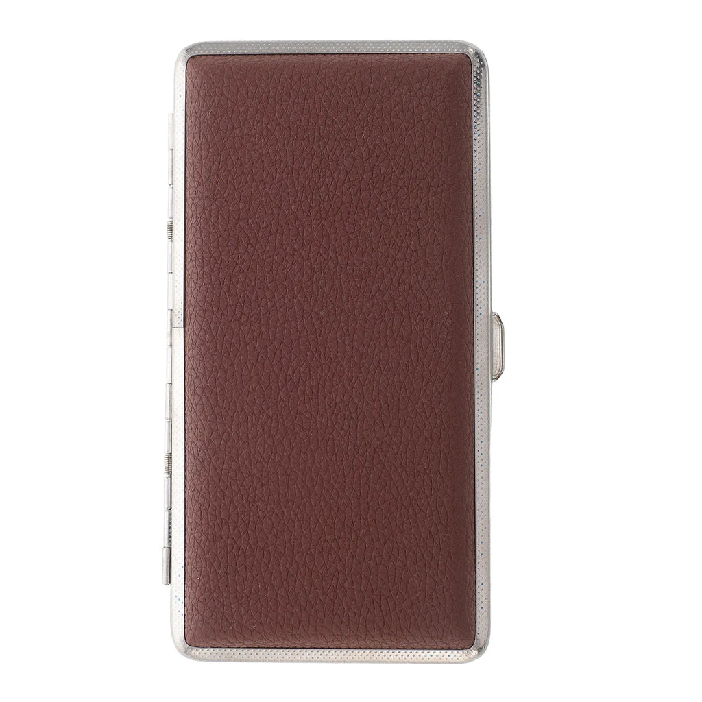 120mm Slim Cigarette Case Metal PU Holder for Men & Women Cigarette Case Richie's
