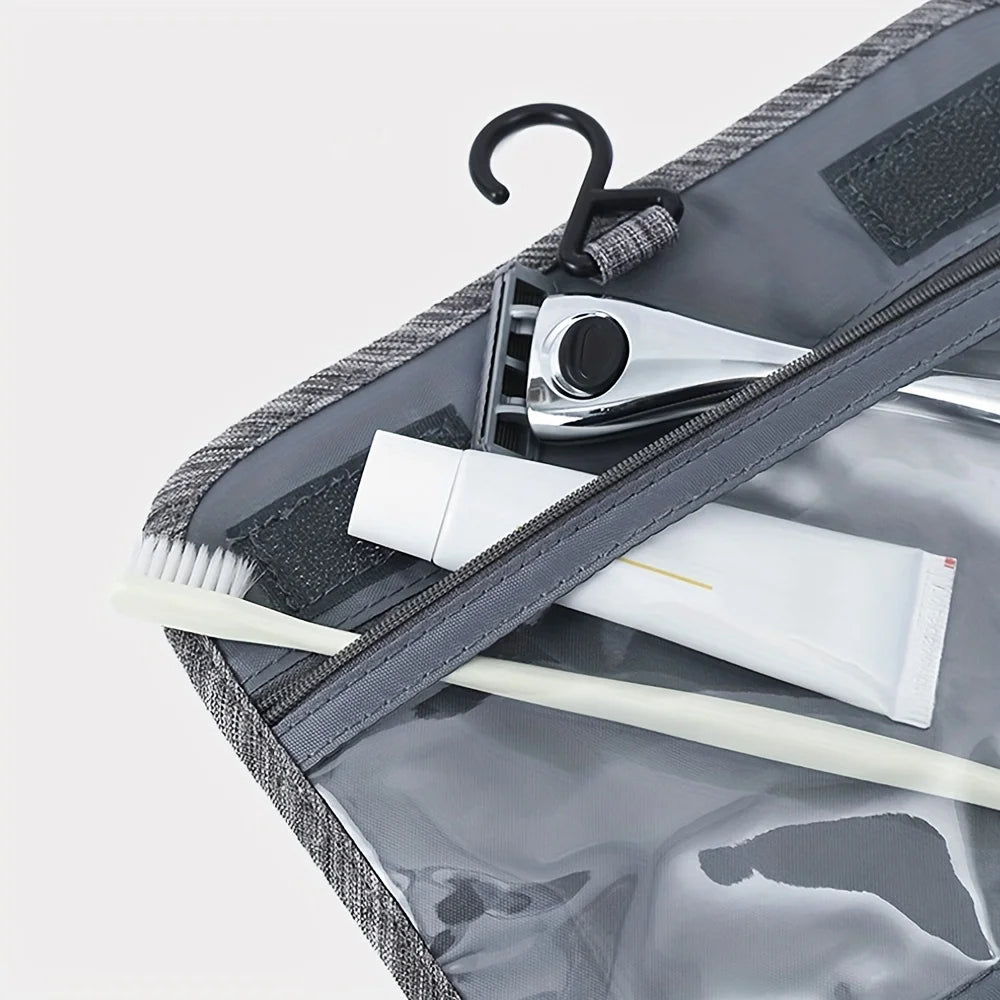 Waterproof Toiletry Bag with Hook – Travel Cosmetic Organizer Hanging Toiletry Bag Richie's