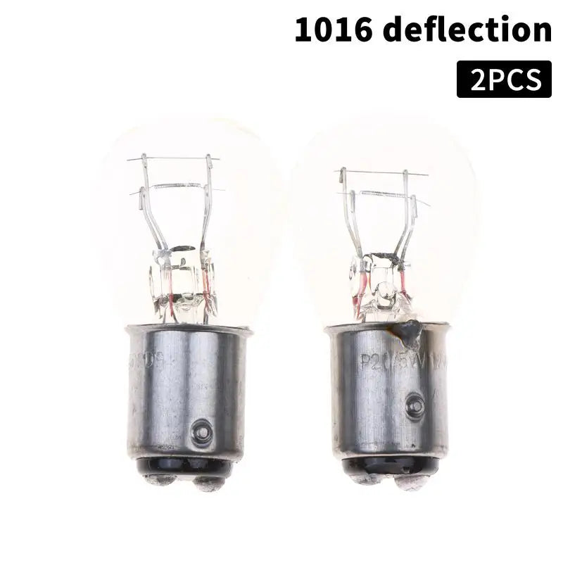 2-Pack Halogen Car Bulbs 1157 1141 12V/24V Amber & Clear Halogen Car Bulbs Richie's A11