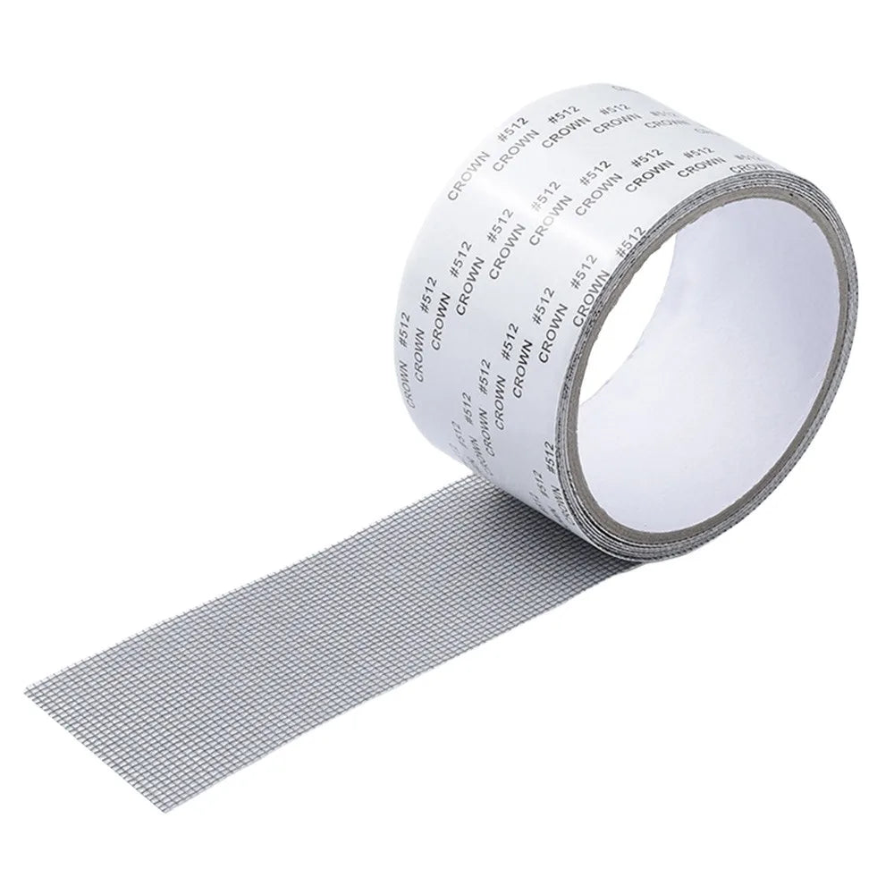 5cm Window Screen Repair Tape – Self-Adhesive Mesh Roll Screen Repair Tape Richie's Grey