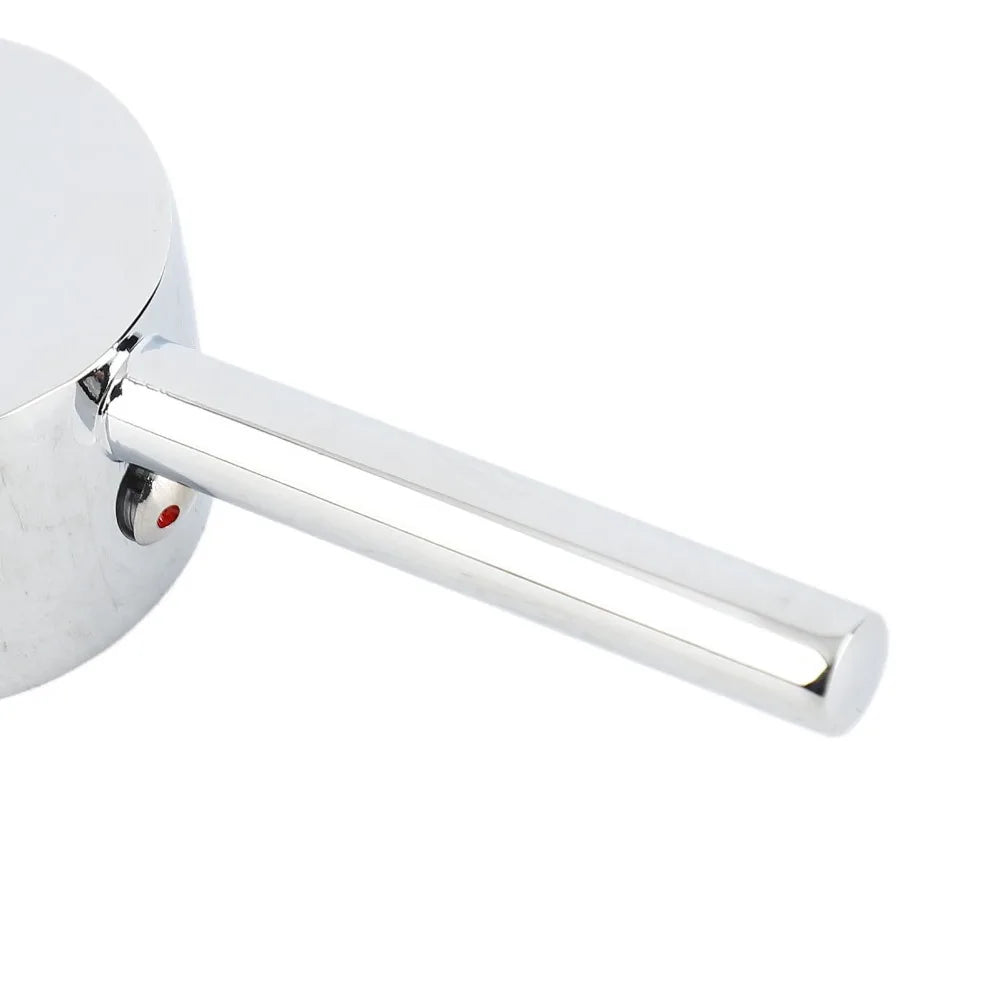 Zinc Alloy Single Lever Faucet Handle 45mm Chrome – White Faucet Handle Richie's