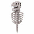 Dinosaur Skeleton Pet Costume – Halloween Cat & Dog Outfit Pet Halloween Costume Richie's Grey S