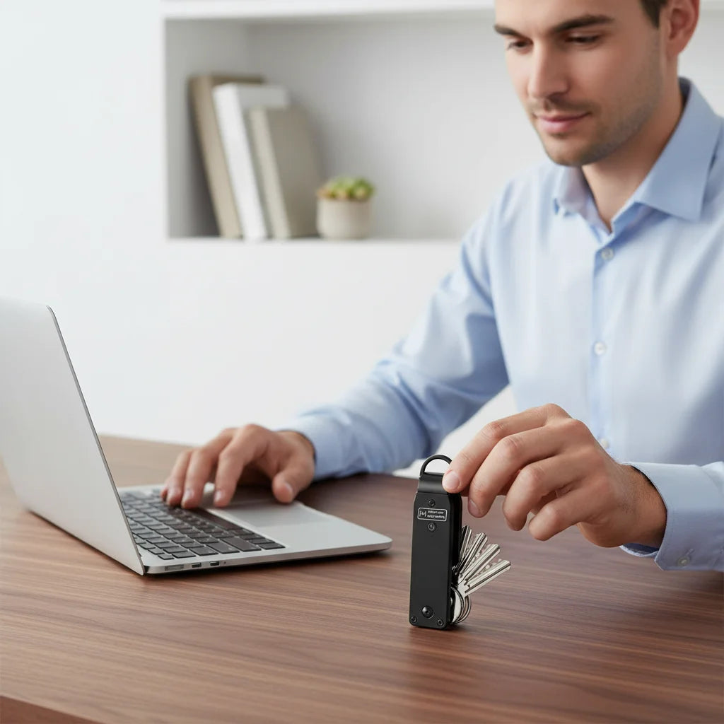 Zeeker MFi Smart Keychain Tracker – Apple Find My Aluminum Organizer Smart Key Organizer Richie's