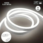 USB LED Strip Light IP65 Waterproof COB 5V Warm White Neon Tape LED Strip Light Richie's Cool White USB 2M
