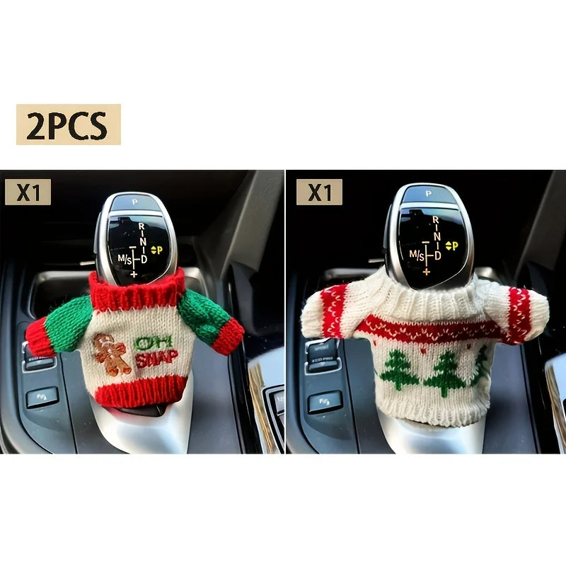 Universal Car Gear Shift Knob Cover – Acrylic Dustproof Sweater Gear Shift Cover Richie's