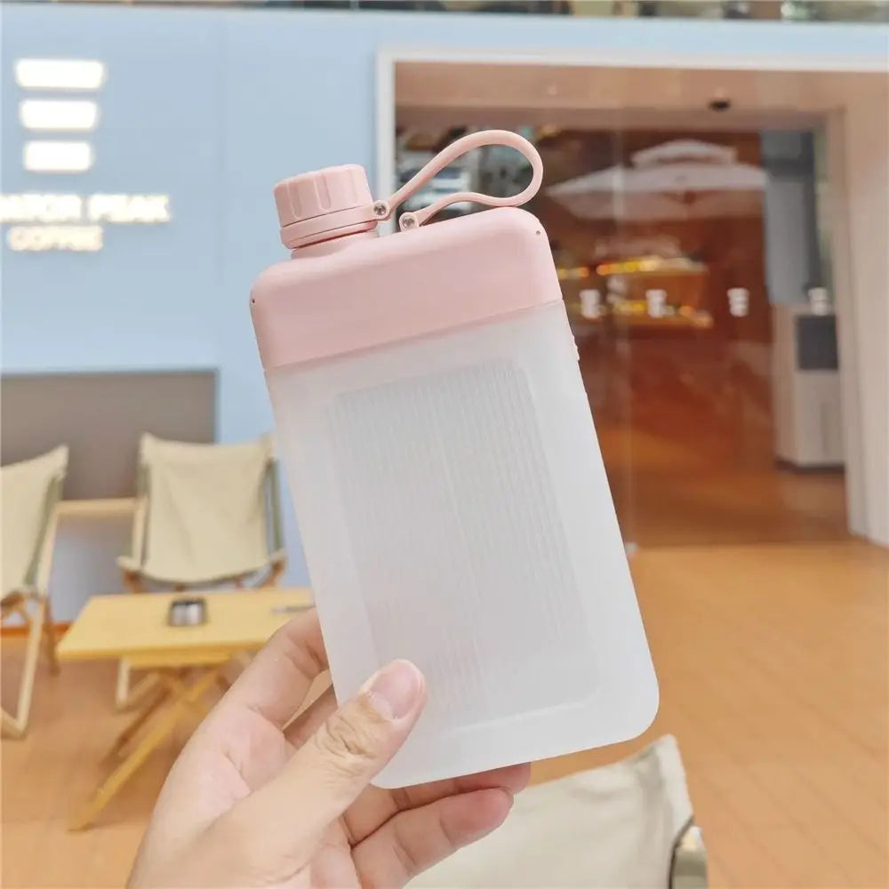 450ml BPA-Free Portable Sports Water Bottle – Flat Plastic Sports Water Bottle Richie's