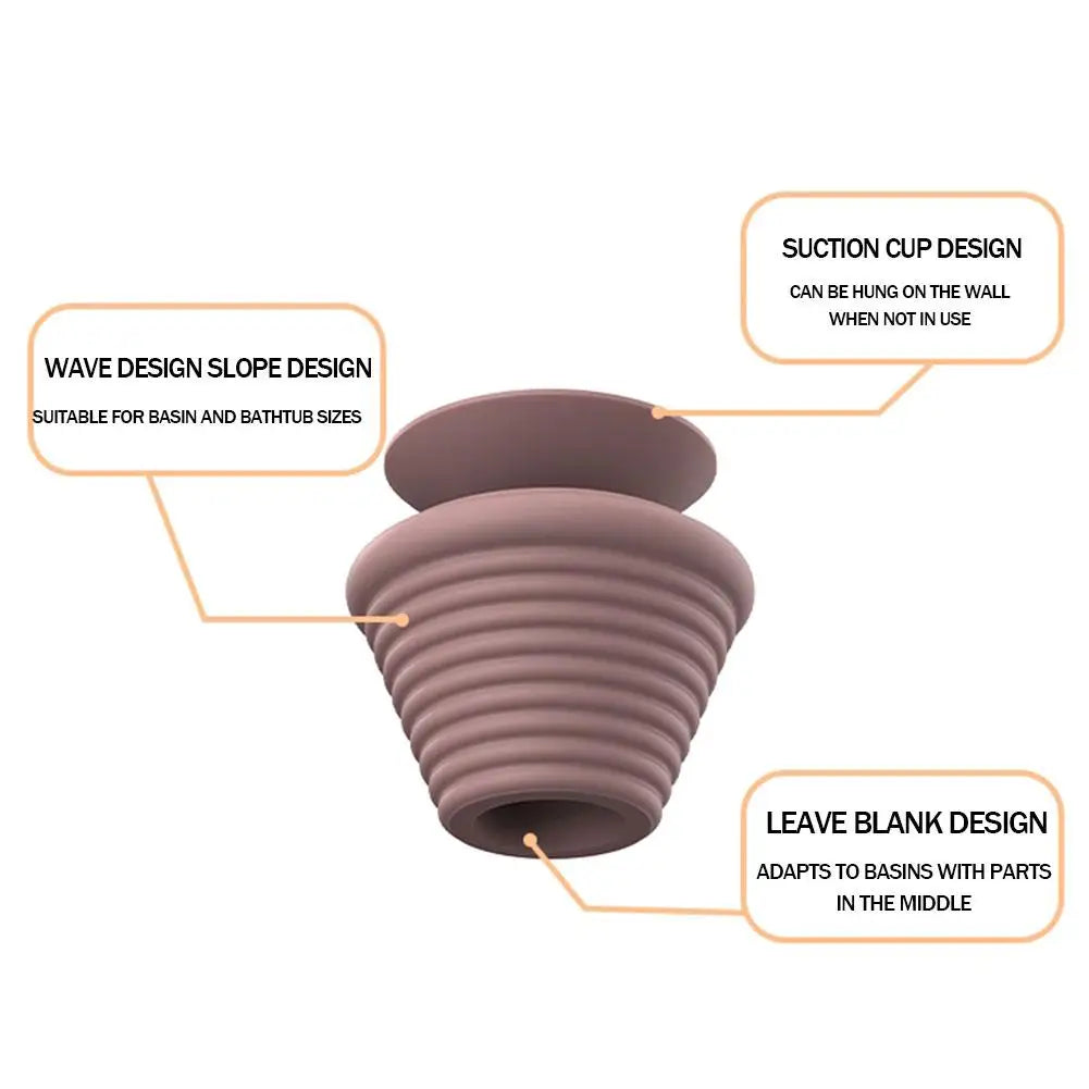 Universal Silicone Bathtub Drain Stopper & Sink Bath Plug Bathtub Drain Stopper Richie's