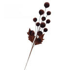 Velvet Christmas Ball Branches Multicolor DIY Xmas Centerpiece Christmas Decoration Richie's Coffee