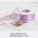 2mm Double-Sided Satin Ribbon 45m Roll – Gift & Craft Craft Satin Ribbon Richie's 4 L
