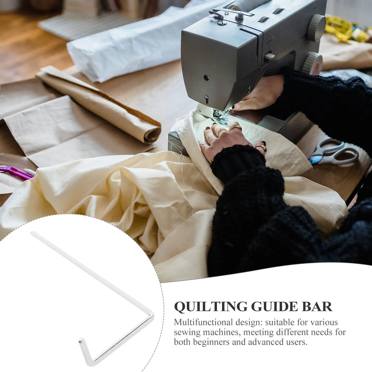 Sewing Machine Quilting Guide Bar & Seam Guide – Straight Stitch Sewing Machine Accessory Richie's