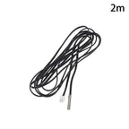 NTC 10K Thermistor Waterproof Temperature Sensor Probe 0.5–5M Temperature Sensor Probe Richie's 2M
