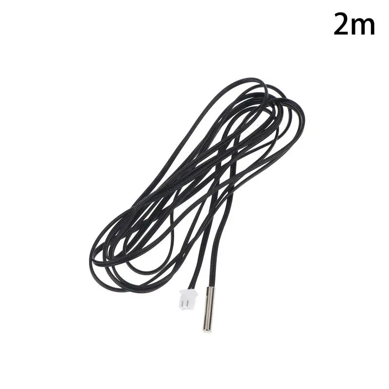 NTC 10K Thermistor Waterproof Temperature Sensor Probe 0.5–5M Temperature Sensor Probe Richie's 2M