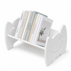 White Mini Desktop Bookshelf – Countertop Book Storage Rack Desktop Bookshelf Richie's