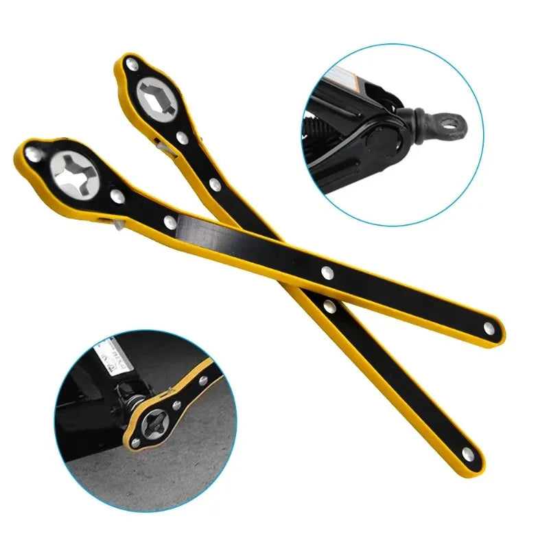 Car Scissor Jack Ratchet Wrench Set – Labor-Saving Tire Tool Ratchet Jack Wrench Richie's