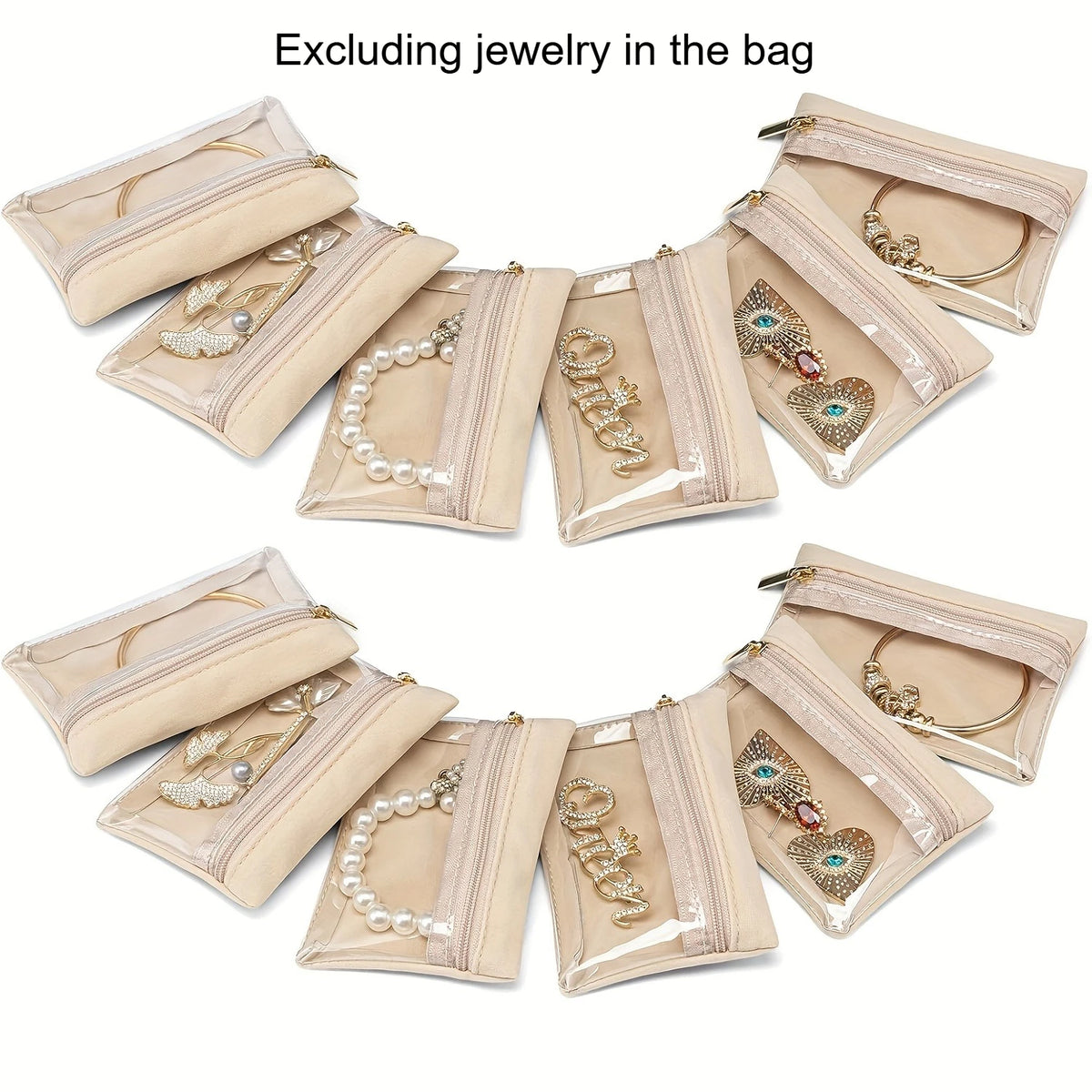 Travel Jewelry Pouches 6/12pcs – Women's Storage Organizer Jewelry Storage Pouches Richie's