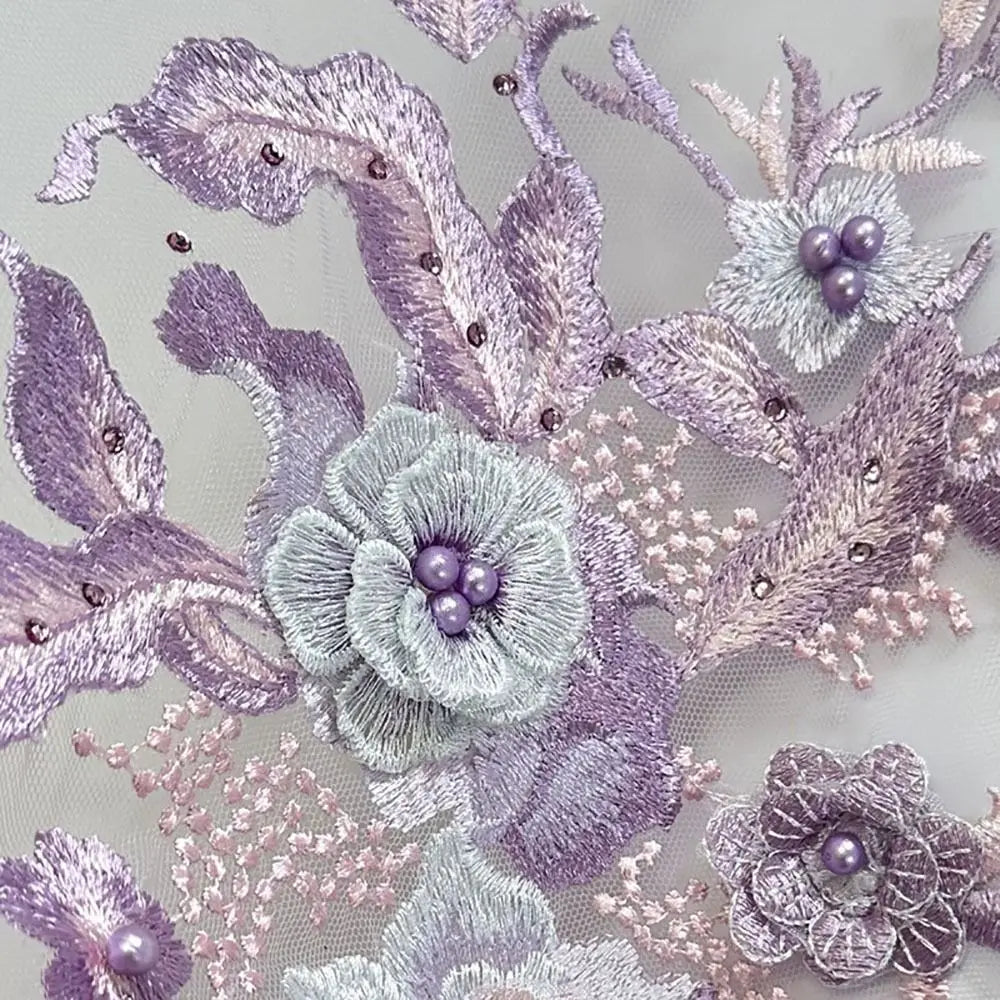 Sequin Embroidery Floral Patch – DIY Appliqué for Costumes Embroidery Patch Richie's