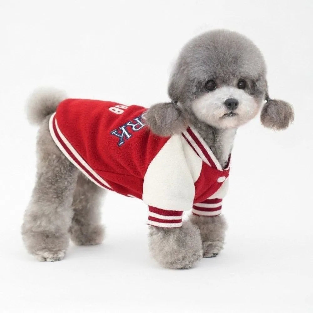 Fleece Puppy Coat – Button Closure Dog Jacket XS–XL Dog Fleece Coat Richie's