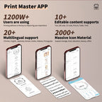 Phomemo M110 Bluetooth Thermal Label Maker | Portable Mini Printer Thermal Label Printer Richie's