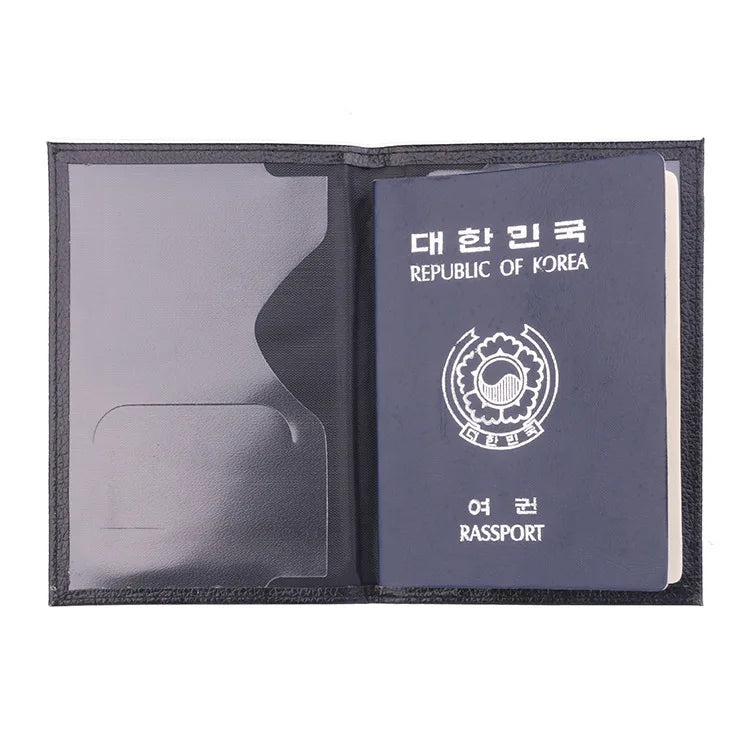 France Passport Cover PU Leather Travel Wallet Card Holder Passport Travel Wallet Richie's