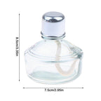 100ml Glass Alcohol Lamp Burner – Adjustable Wick, Lab & Craft Alcohol Lamp Burner Richie's Transparent