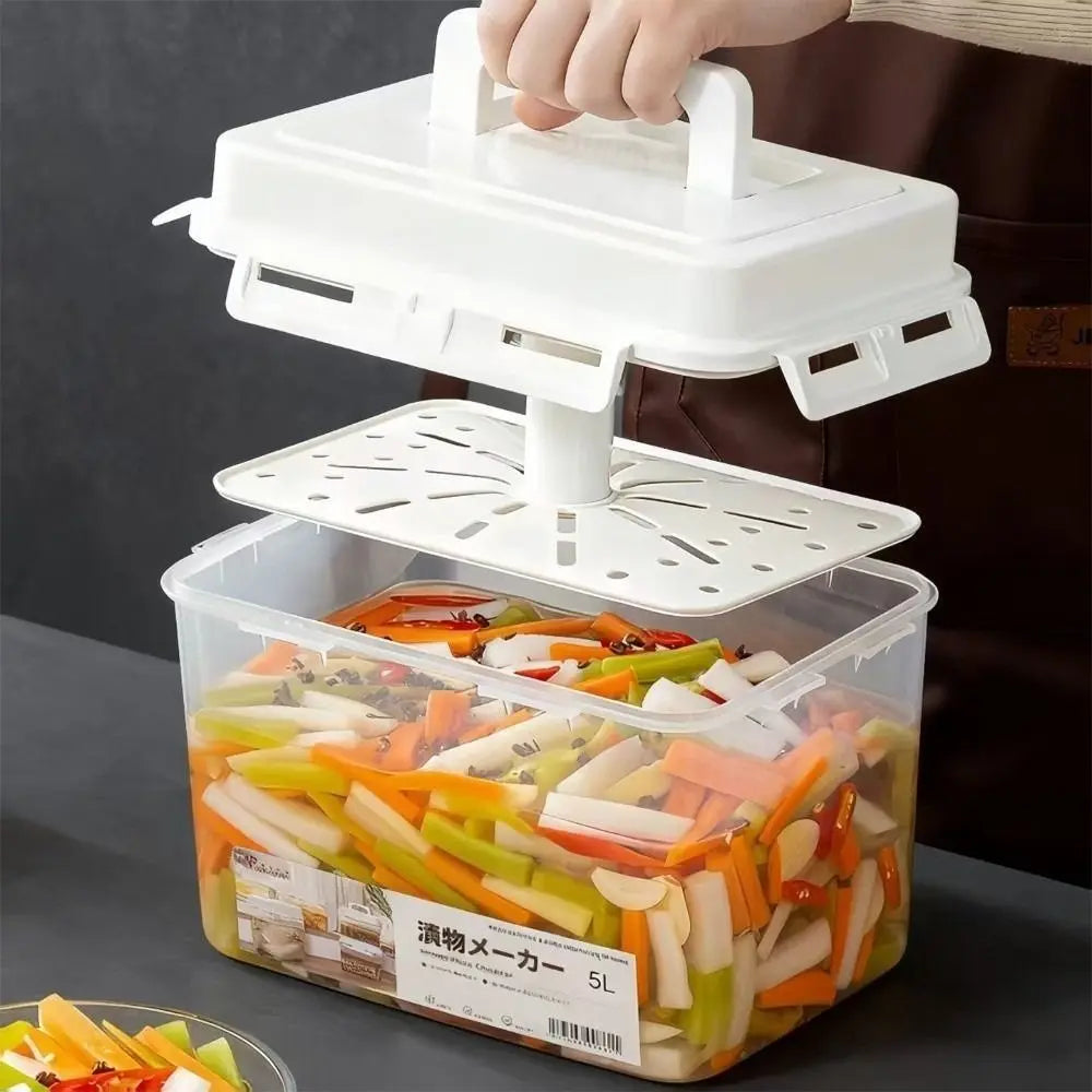 Food Grade Kimchi & Pickle Fermentation Container 4L/5L Fermentation Container Richie's