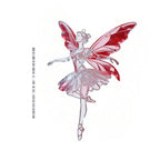 2D Acrylic Ballerina Angel Christmas Hanging Pendant Ornament Christmas Ornament Richie's 6