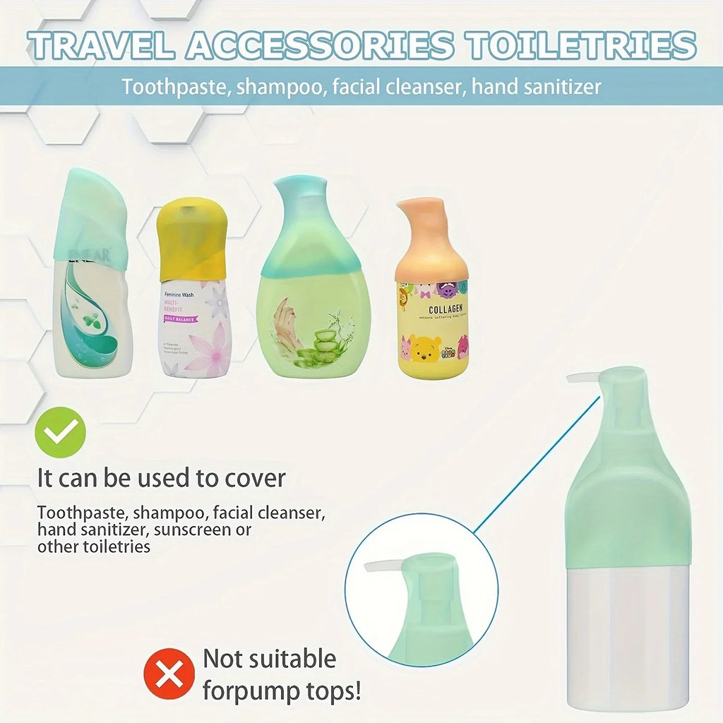 Leak-Proof Silicone Bottle Sleeves for Travel – Fits Most Sizes Travel Bottle Sleeves Richie's