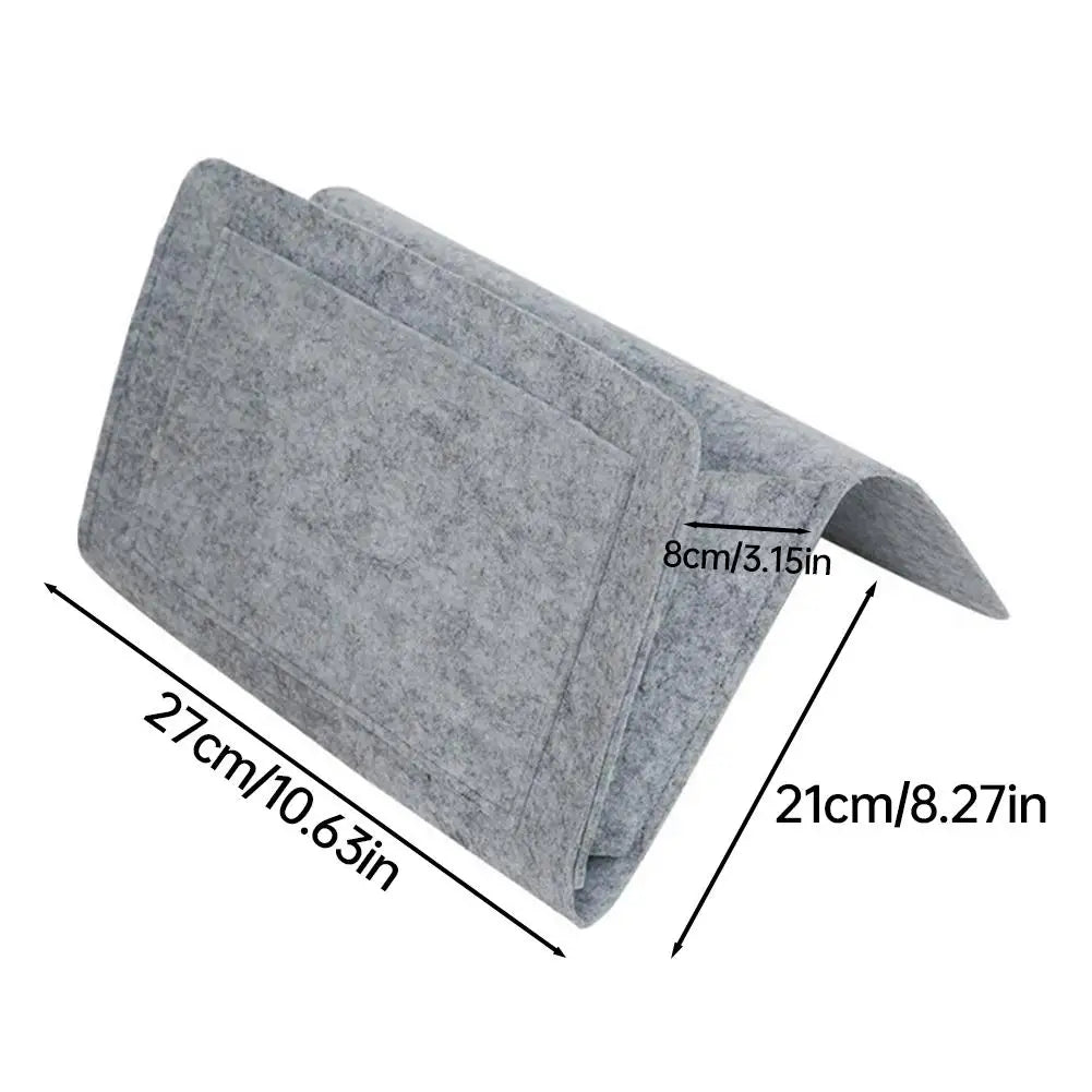 Felt Bedside Hanging Storage Organizer – Bed & Sofa Pouch Hanging Storage Organizer Richie's