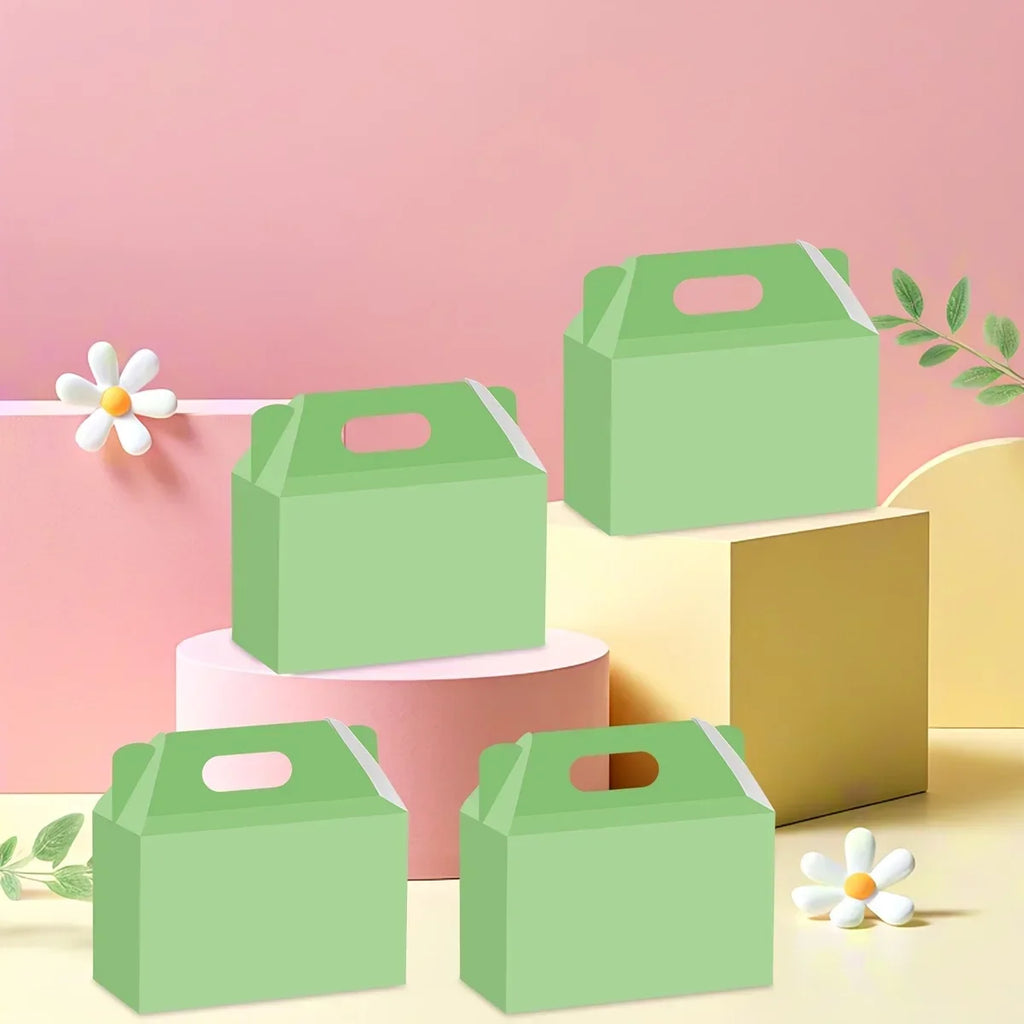 20 Pcs Light Green Kraft Paper Party Favor Boxes | Gift Packaging Party Favor Boxes Richie's