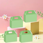 20 Pcs Light Green Kraft Paper Party Favor Boxes | Gift Packaging Party Favor Boxes Richie's