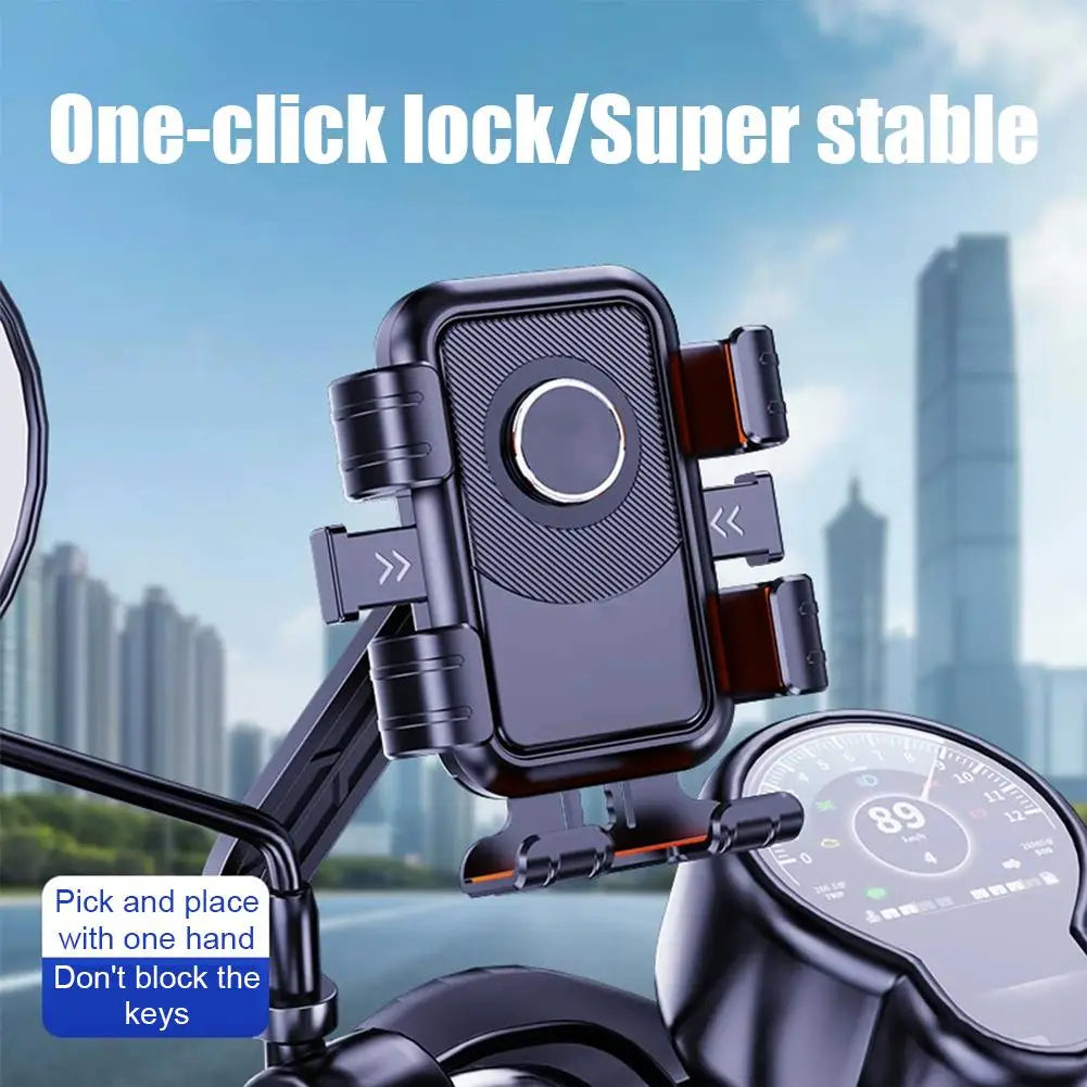 360° Bike Phone Mount – Shockproof Handlebar Holder Handlebar Phone Mount Richie's