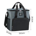 Portable Insulated Thermal Lunch Bag Waterproof Cooler Food Box Insulated Lunch Bag Richie's Black