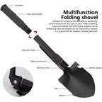 Folding Military Shovel & Pickaxe – Multifunctional Camp Tool Folding Camp Shovel Richie's