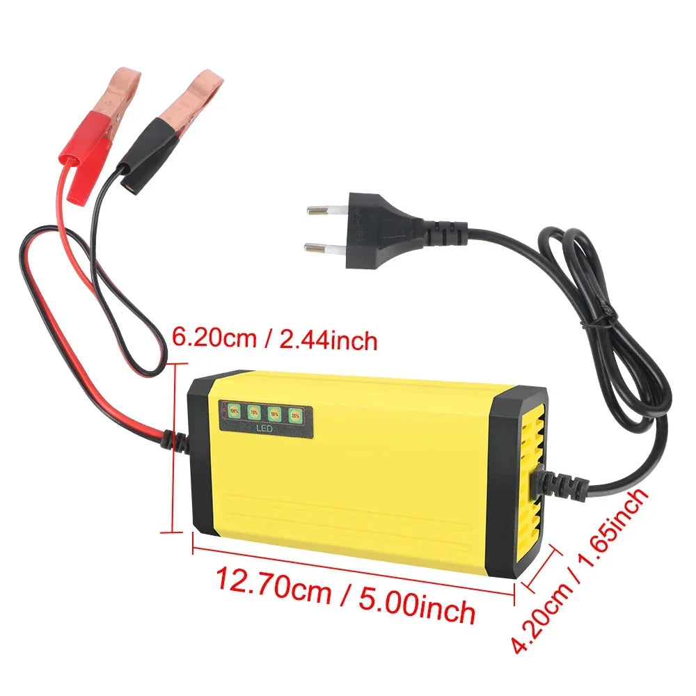 12V 2A Smart Lead Acid Battery Charger – Car & Motorcycle Battery Charger Richie's