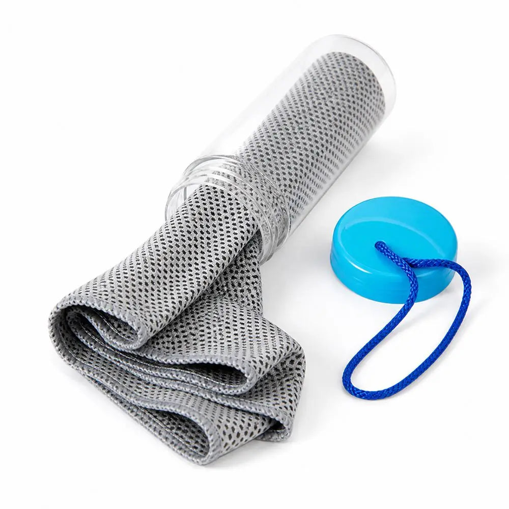 Cooling Sports Towel with Storage Bottle – Quick Dry Mesh Cooling Sports Towel Richie's