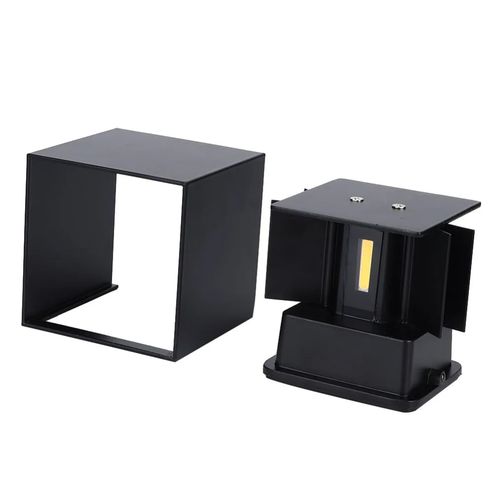 Modern Aluminum LED Wall Sconce IP65 Square Light 6W/12W LED Wall Sconce Richie's