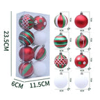 8-Pack 6cm Electroplated Plastic Christmas Ball Ornaments Christmas Tree Ornaments Richie's
