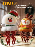 Christmas Clockwork Dancing Toy – Snow Treasure or Elk Figure Clockwork Wind-Up Toy Richie's V2501