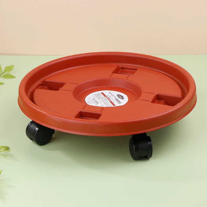 Rolling Plant Pot Tray with 360° Wheels | Movable Flower Base Rolling Plant Tray Richie's A1