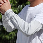 UV Protection Ice Silk Arm Sleeves – Cooling Outdoor Cover UV Arm Sleeves Richie's