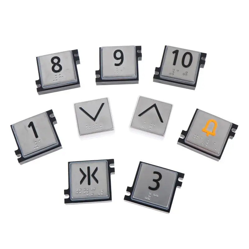 Elevator Button 3600 5500 Numeral & Direction Key with Braille Elevator Button Key Richie's