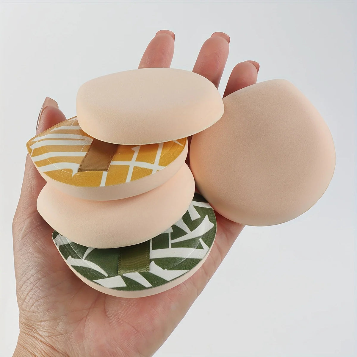 5-Pack Air Cushion Powder Puff Makeup Sponge – All Skin Types Makeup Powder Puff Richie's
