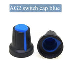 30PCS Potentiometer Knobs Set 6mm WH148 Assorted Colors Potentiometer Knobs Set Richie's AG2 Blue 30PCS